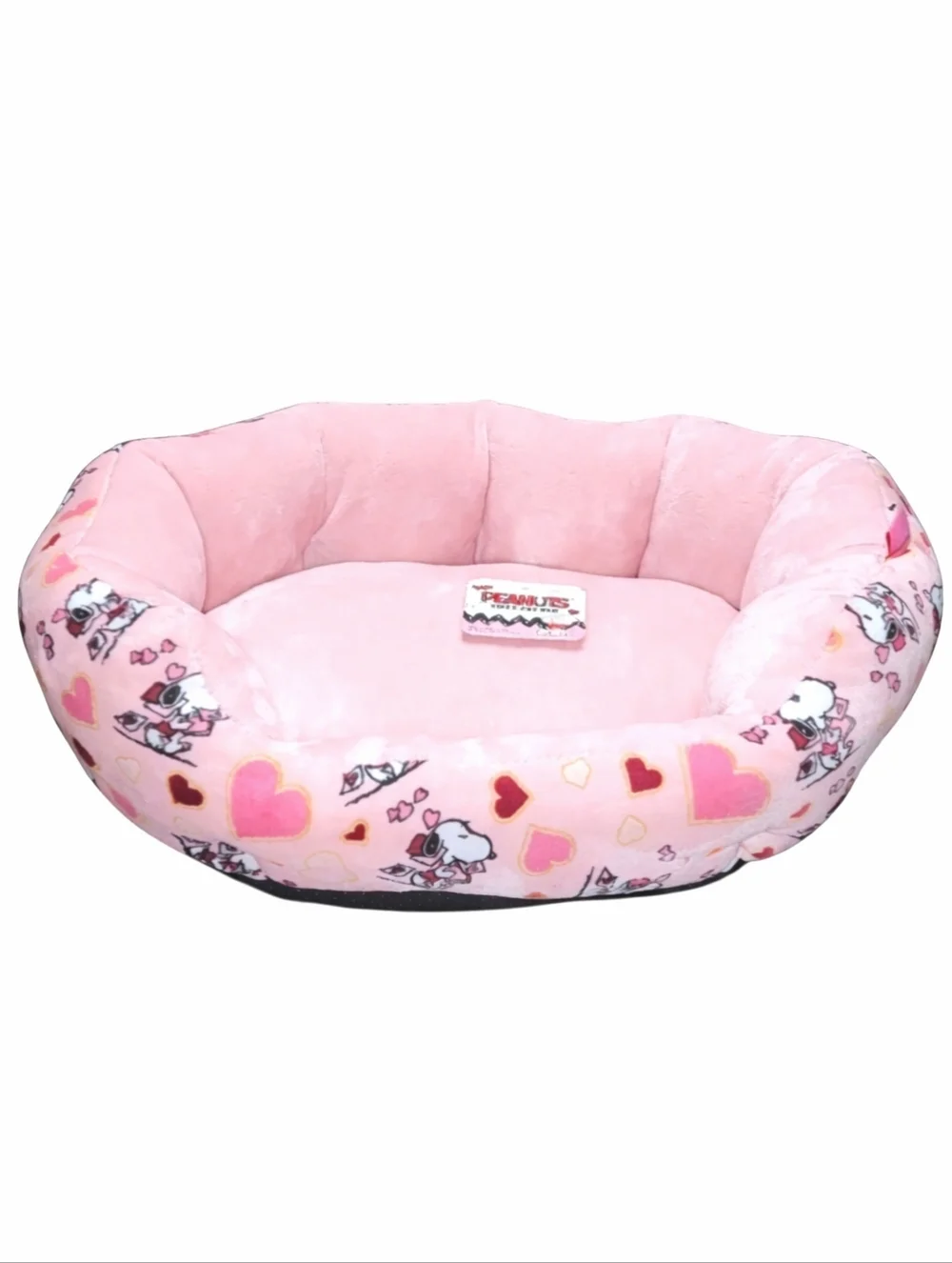 Peanuts 2026 Pink Red Hearts Valentine's Day Snoopy Pet Dog Cat Bed New w/ Tags
